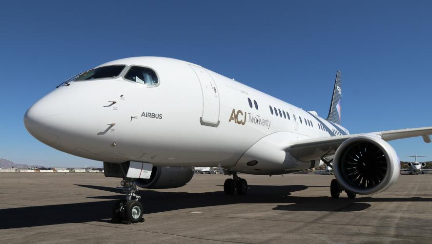 Airbus ACJ 220 at NBAA-BACE 2023  