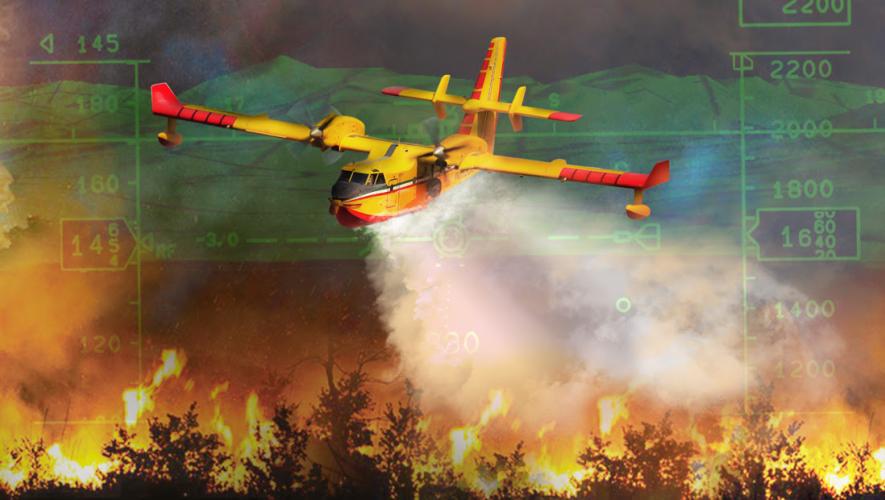 De Havilland Canada CL-415 firefighting aircraft