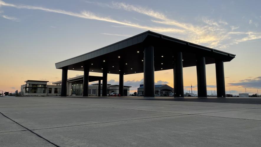 New FBO terminal at Draughon-Miller Central Texas Regional Airport 