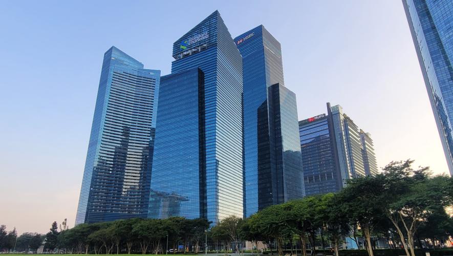 TAG Aviation office in Singapore's Marina Bay Financial Centre
