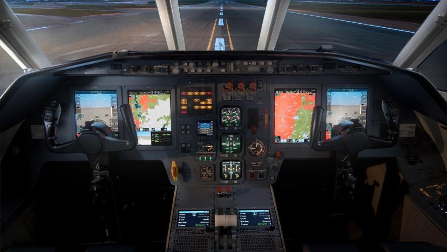 Universal Avionics Insight avionics upgrade for Falcon 2000/EX