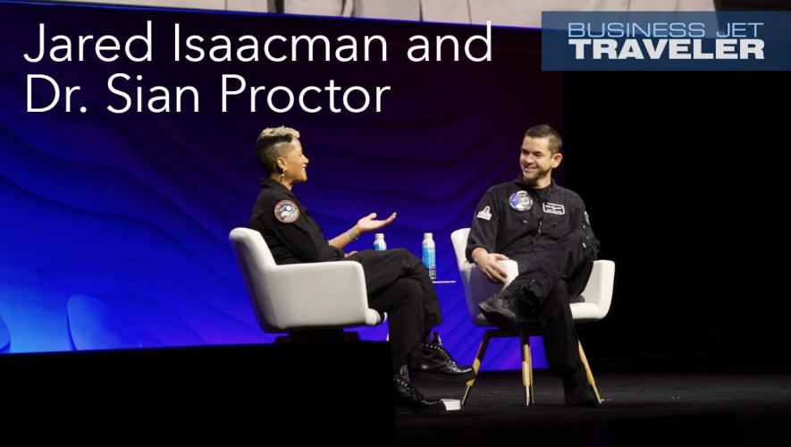 Dr. Sian Proctor and Jared Isaacman