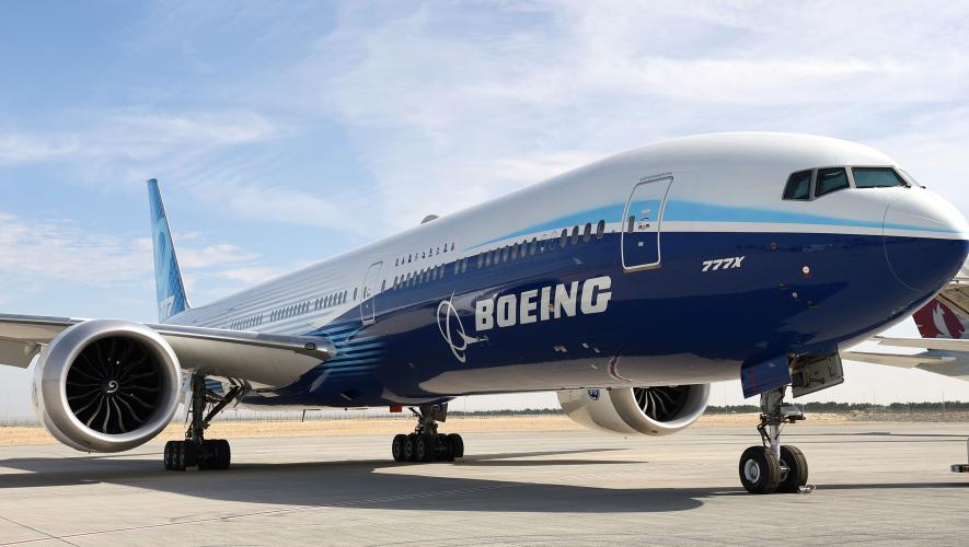 Boeing 777X at Dubai Airshow 2023
