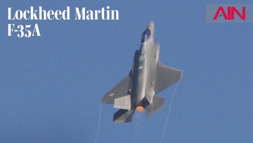 Lockheed Martin F-35 Dubai airshow
