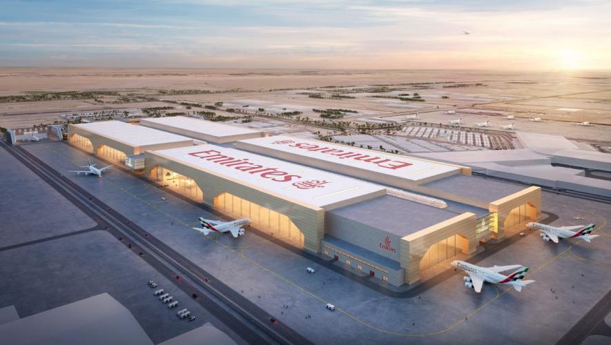 Emirates new maintenance facility at Dubai World Central