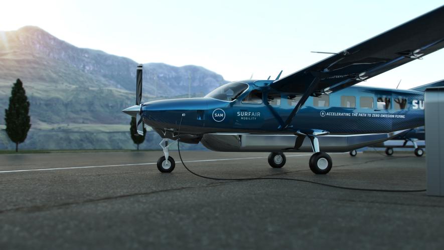 Surf Air Mobility intends to convert Cessna Caravan aircraft to electric propulsion