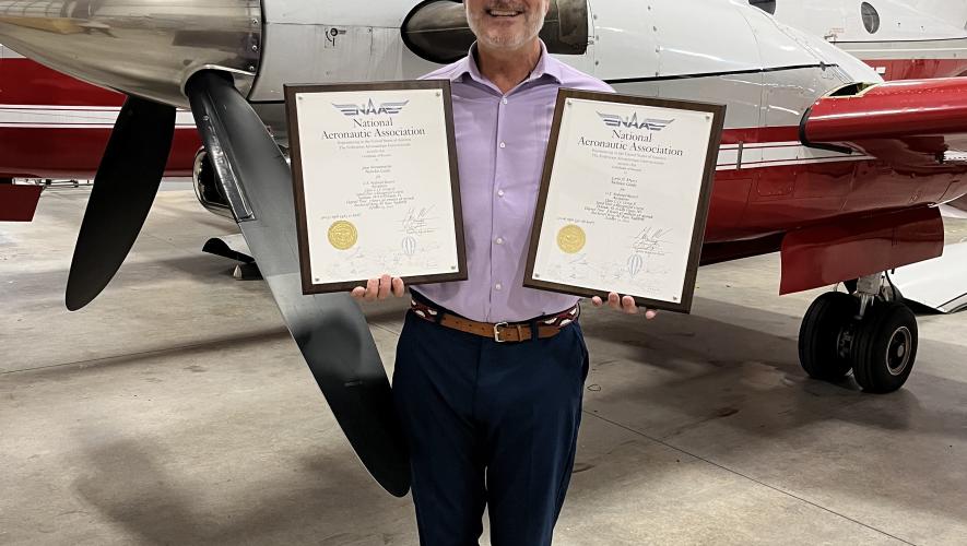 Nick Guida Tamarack Aerospace record-breaking King Air flight
