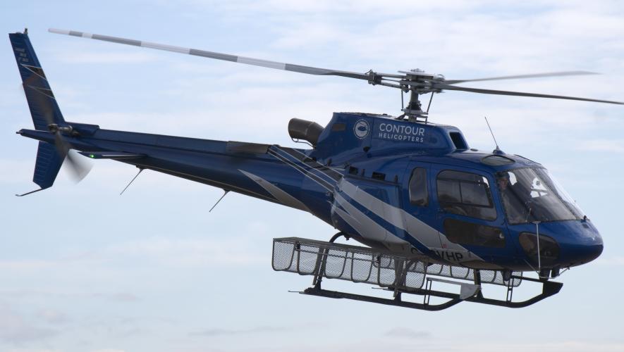 AS350 with Boost cargo baskets