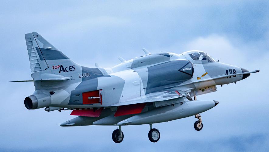 Top Aces Dougle A-4 fighter jet