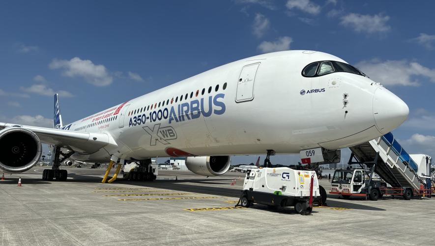 Airbus A350-1000 flight test aircraft (Photo: Kerry Lynch/AIN)