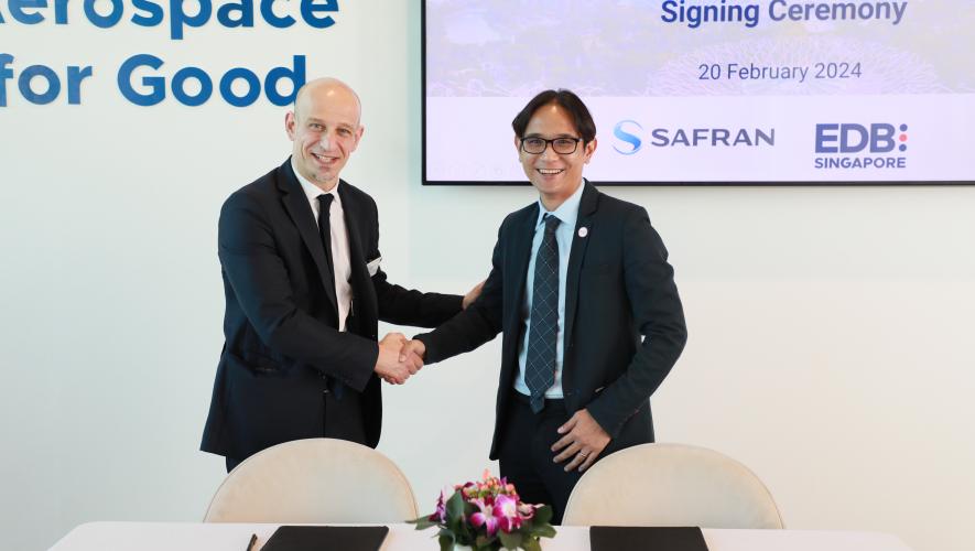 Safran Electrical and Singapore EDB sign agreement