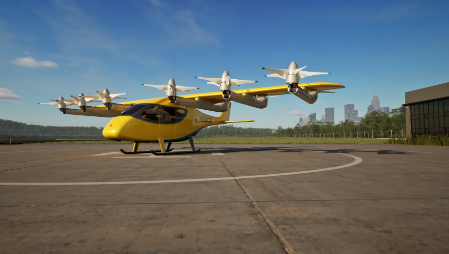 Wisk's Generation 6 eVTOL aircraft