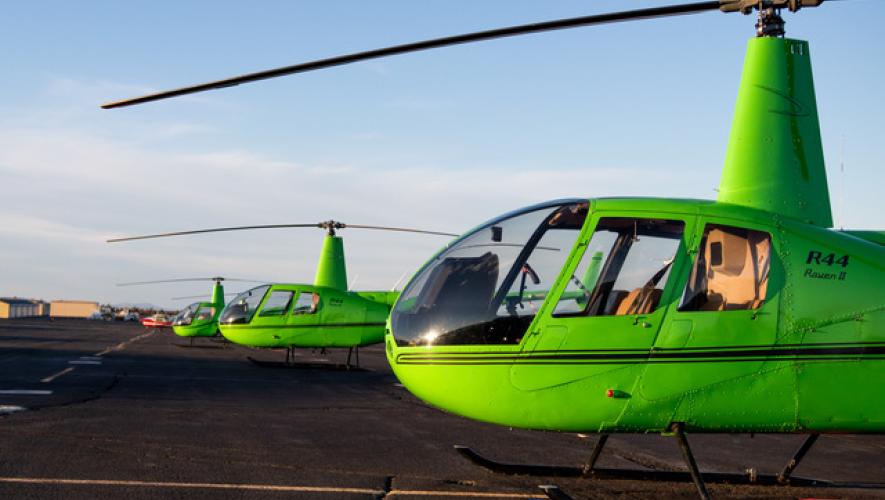 Leading Edge Flight Academy helicopters