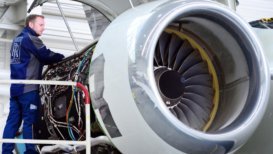 Rolls-Royce engine maintenance