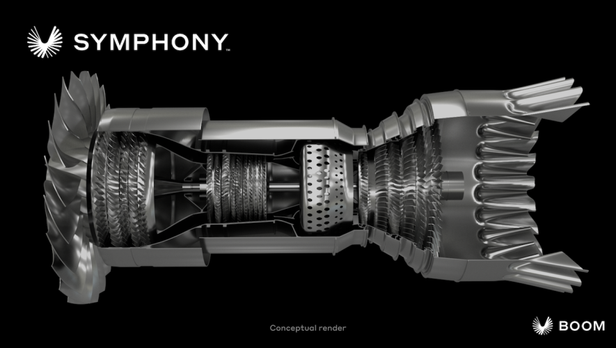 Boom Supersonic Symphony turbine engine