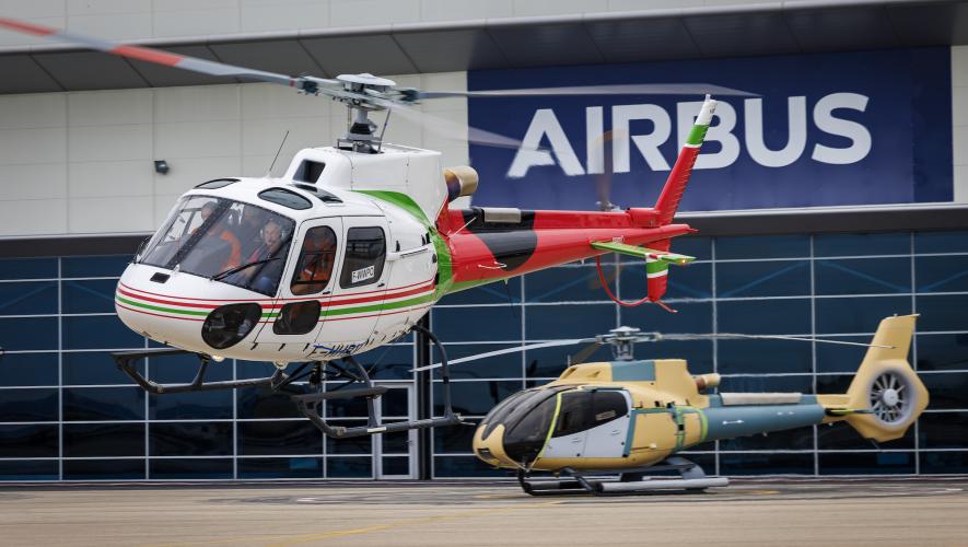 Airbus Helicopters H125 single-engine helicopters.
