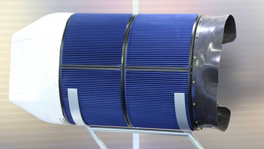 Aerometals Inlet barrier filter for the Bell 412EP