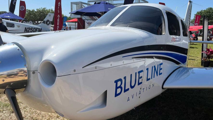 Blue Line Aviation Piper Archer at Sun n Fun 2023