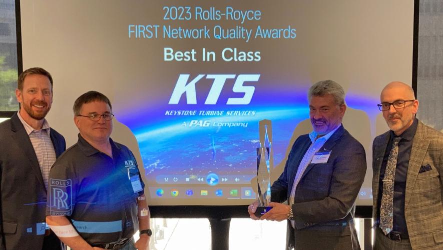Rolls-Royce best in class award