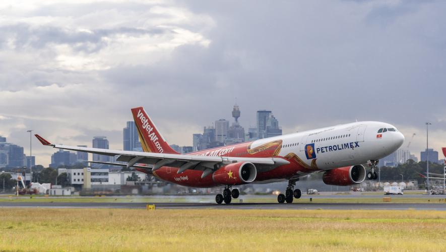VietJet's expansion into Australia has seen its Airbus A330-300s debut in Sydney. 