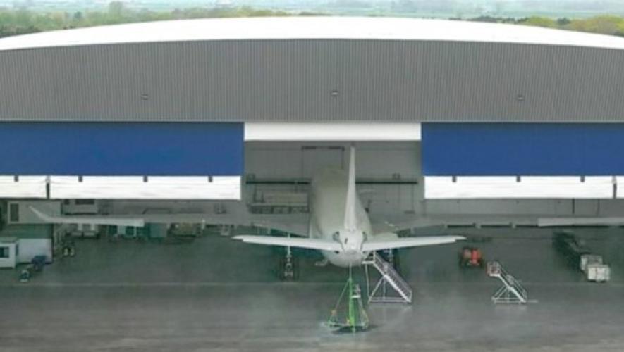 new Fokker hangar