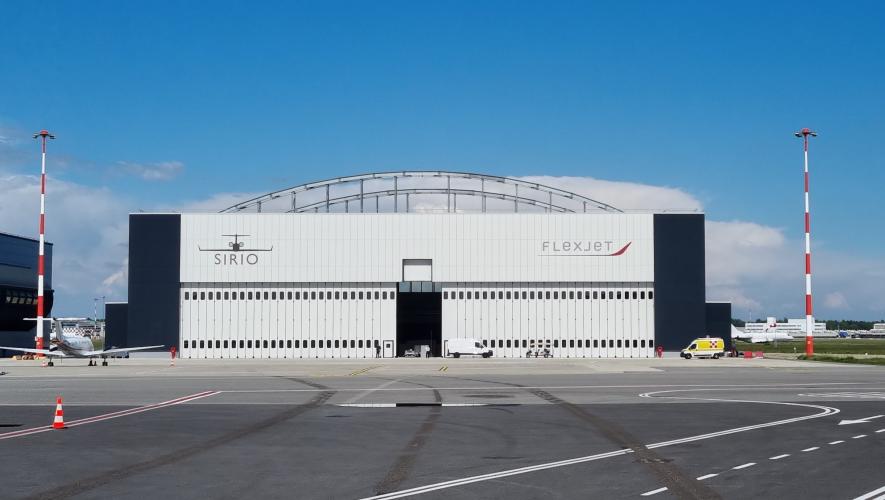 Sirio's new maintenance hangar at Milan Linate Airport will benefit sister company Flexjet Europe.