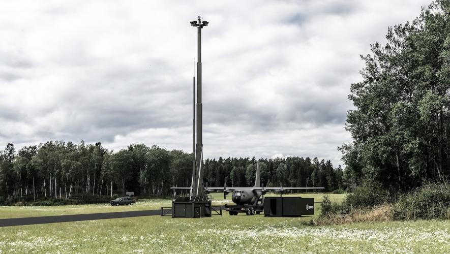 Saab r-TWR Deployable air traffic control tower system