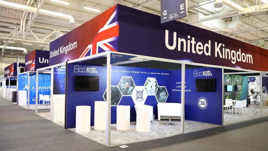 The U.K. pavilion at Paris Air Show 2023