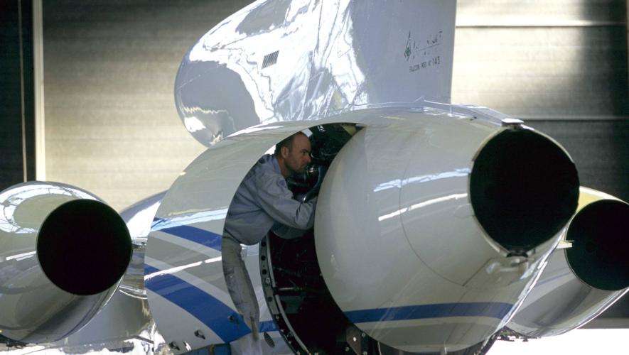 Dassault Falcon inspection