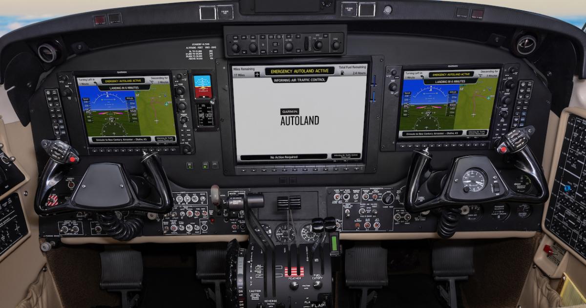 Garmin Adding King Air Autoland System and New Autothrottle Aviation