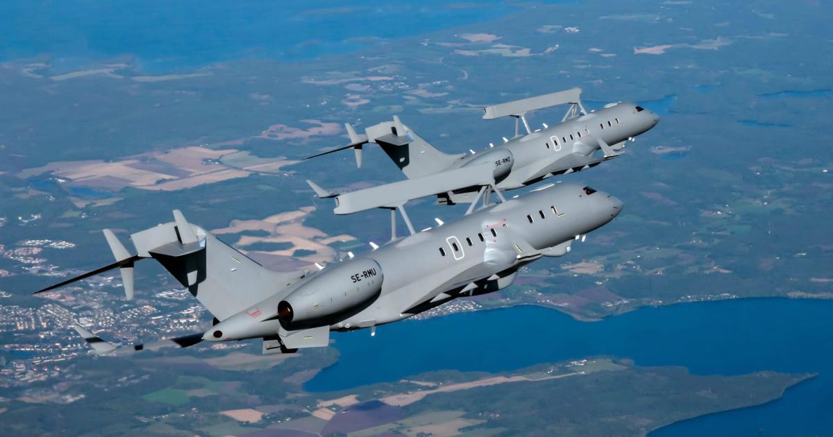 Fifth Global Arrives at Saab for GlobalEye Conversion