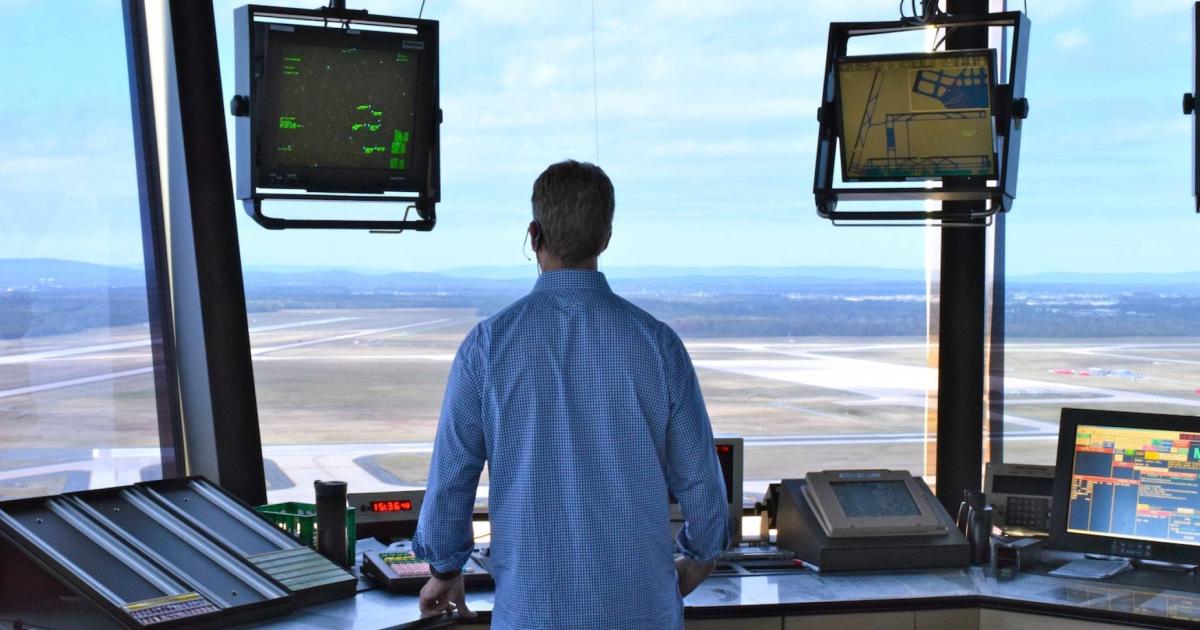 Controller at Washington Dulles International Airport (Photo: Bill Carey)