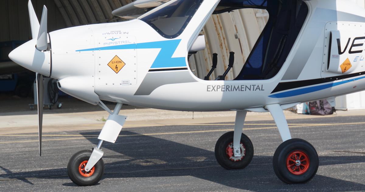 Pipistrel Velis Electro electric-powered airplane