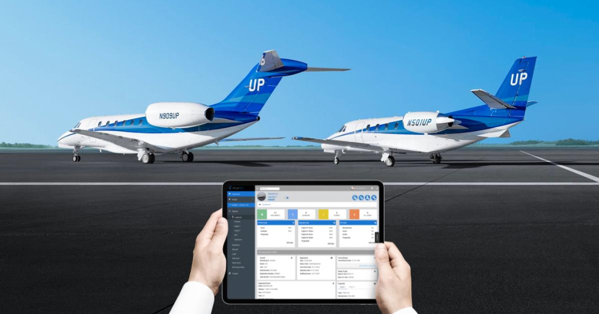Bluetail keeps centralized maintenance records for Wheels Up