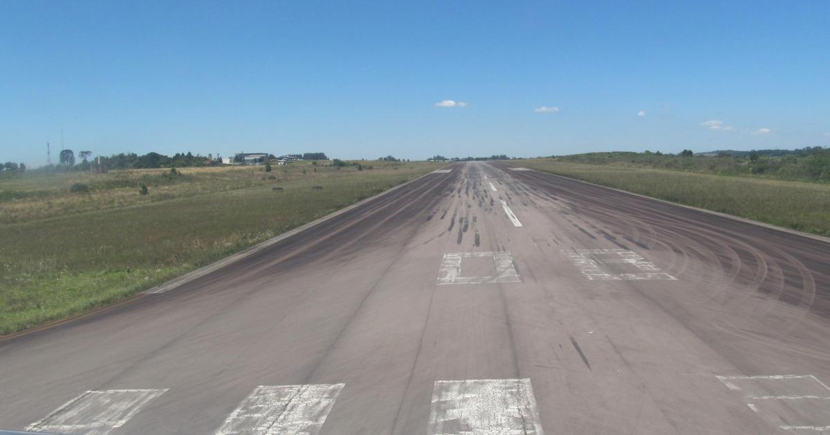 Passo Fundo Airport (PFB), Runway