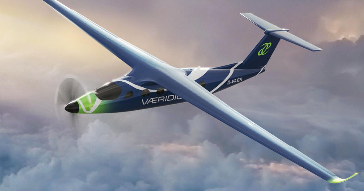 Vaeridion Microliner electric aircraft