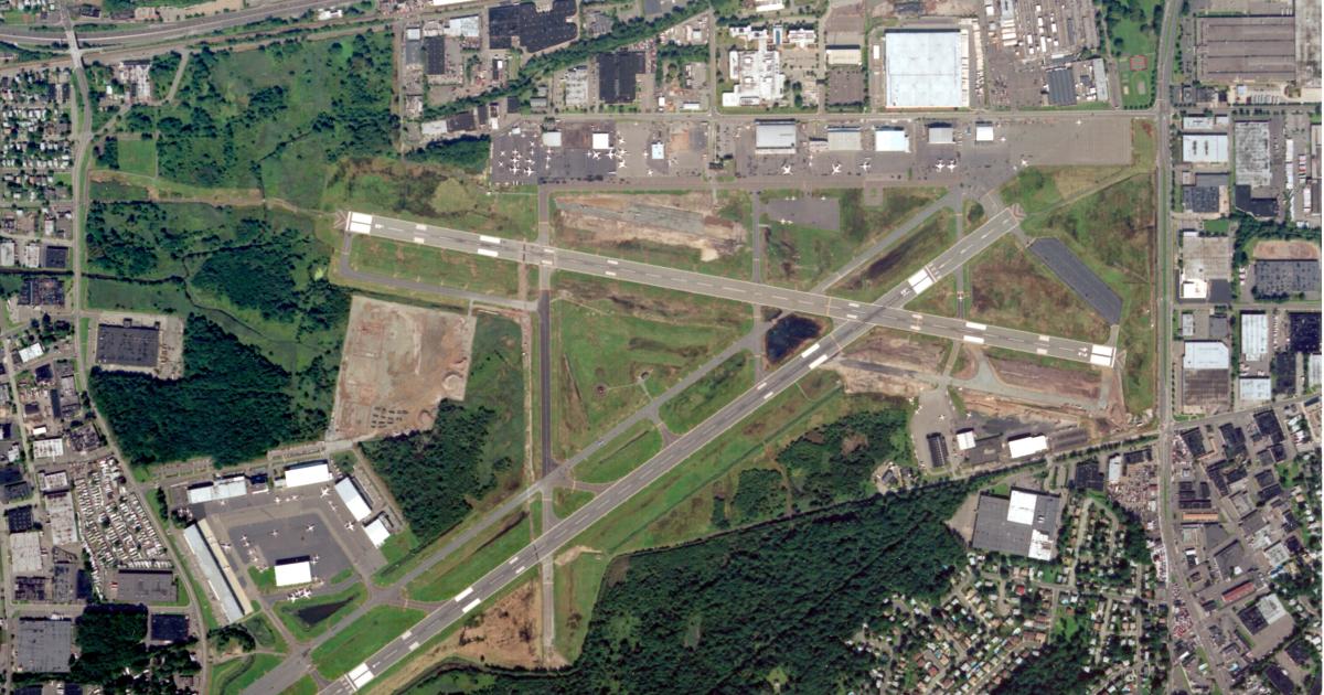 Teterboro Airport aerial view