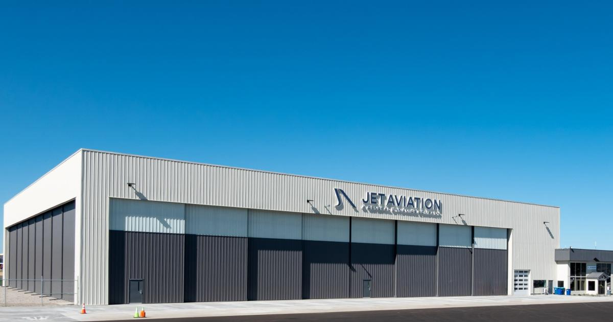 Jet Aviation's new hangar at KBZN