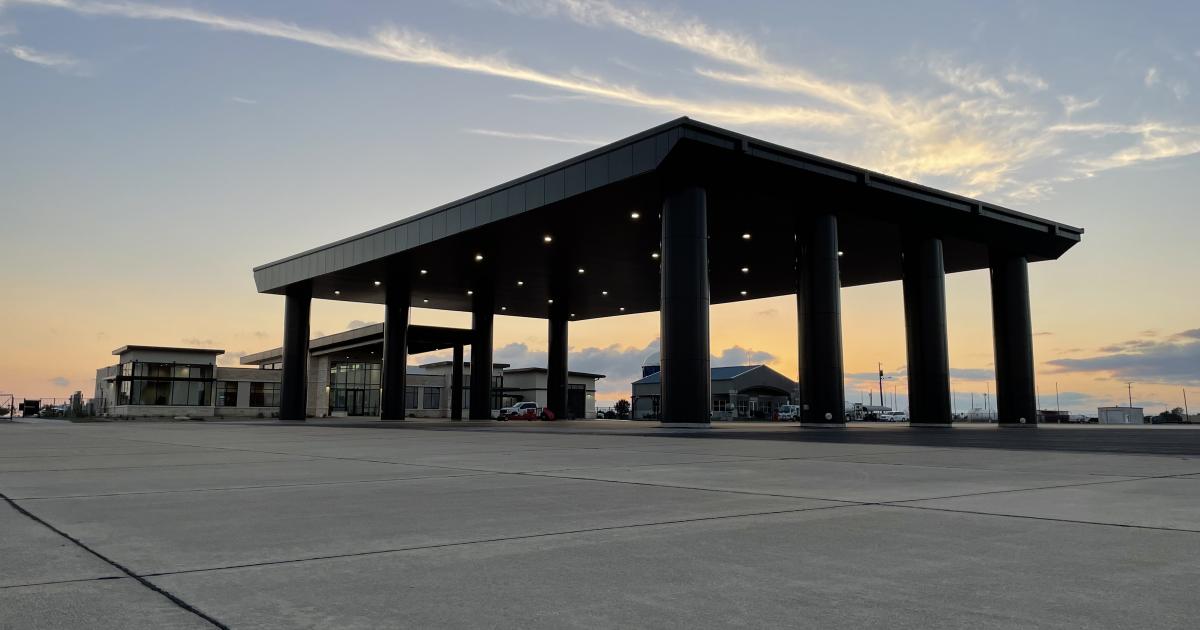 New FBO terminal at Draughon-Miller Central Texas Regional Airport 