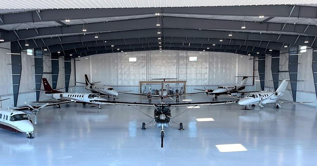 New hangar at Avcenter Pocatello