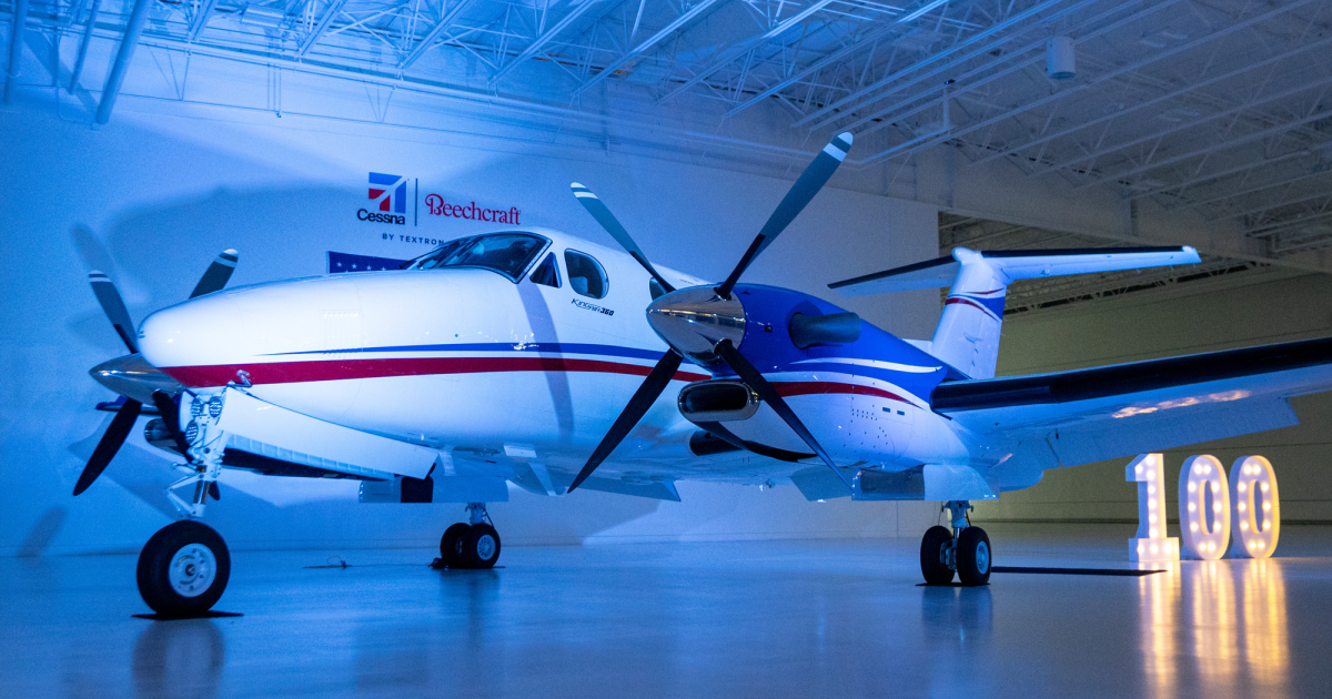 100th Beechcraft King Air 360 delivered in October 2023