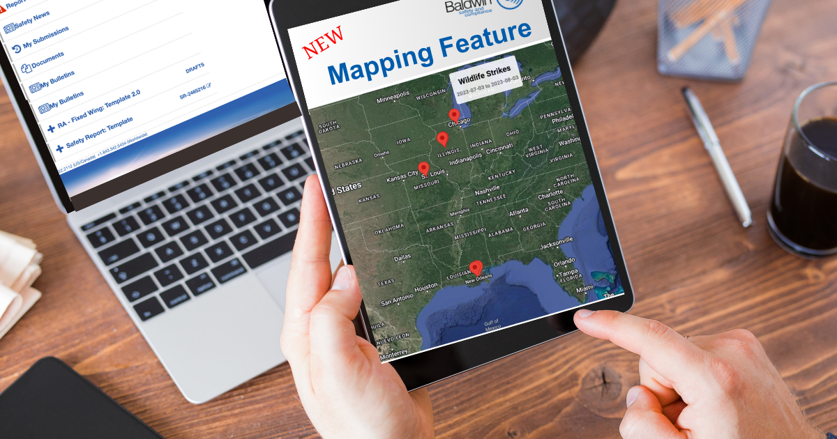 Baldwin Safety & Compliance's new mapping feature