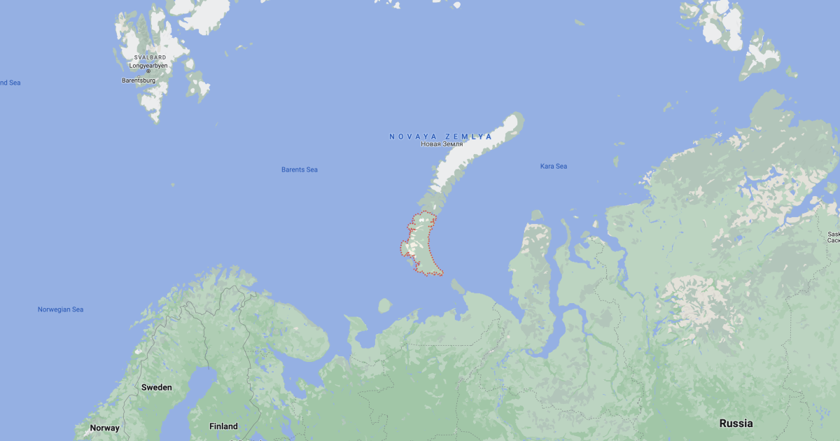 Russia's Yuzhny Island in the Barents Sea