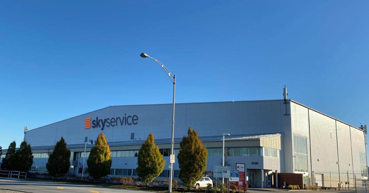 New Skyservice hangar at CYVR