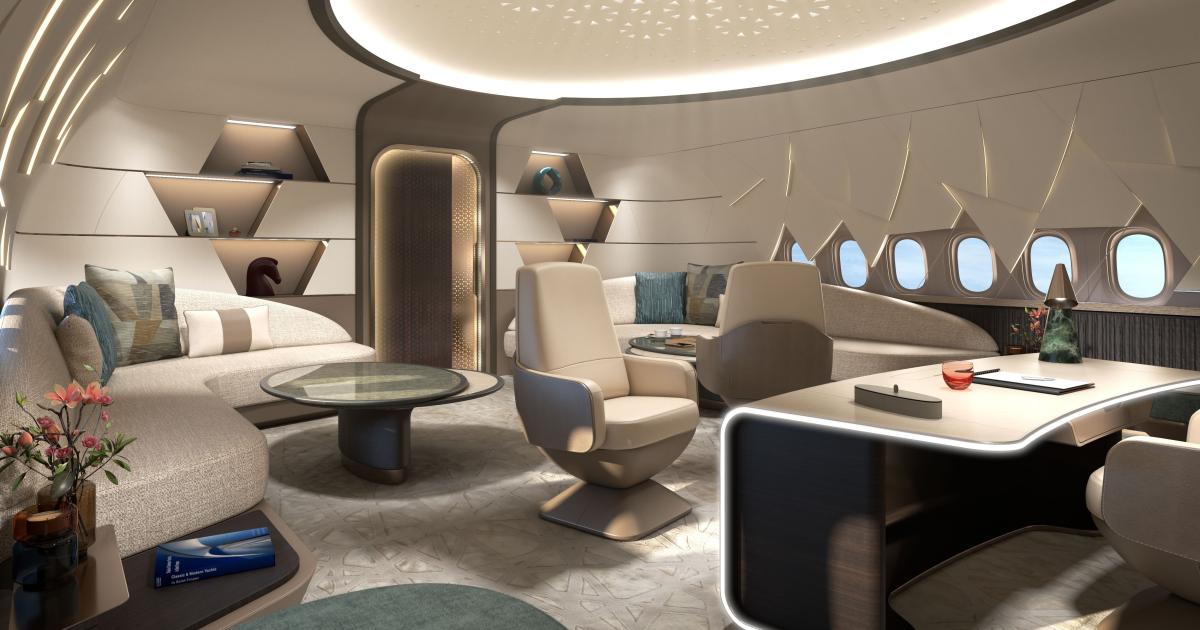 Lufthansa Technik CelestialStar Boeing 777-9 interior design concept