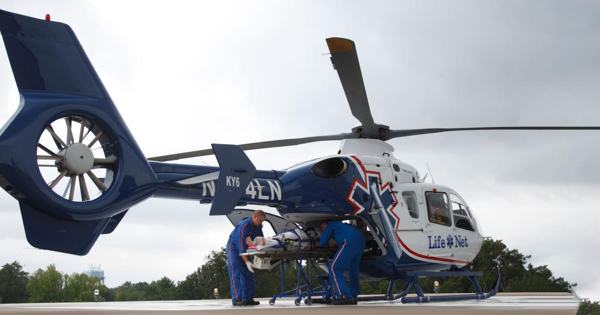 Air Methods helicopter ambulance