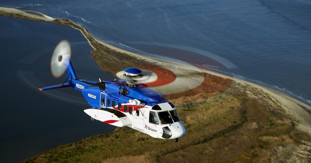 An S-92 helicopter (Photo: Bristow)