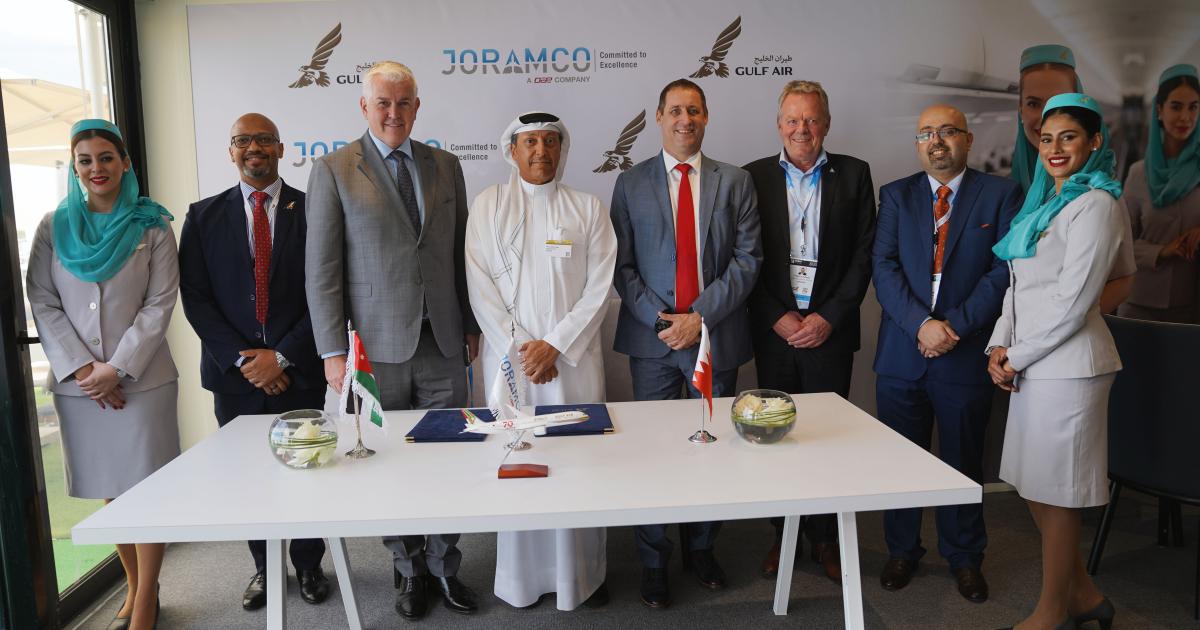 Gulf Air and Joramco sign MRO contract extension