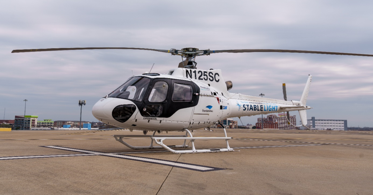 Thales StableLight autopilot for Airbus H125 helicopter