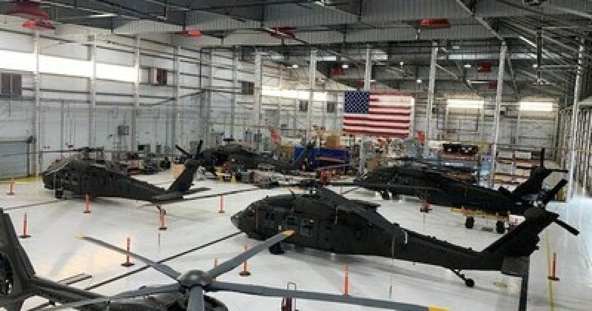 Tyonek Services Group's 68,000-sq-ft hangar in Huntsville, Alabama